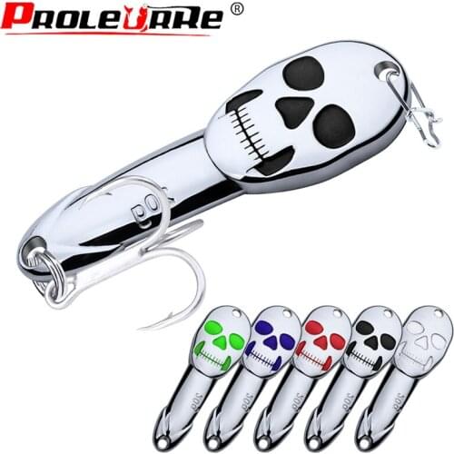 1Pcs DD spoon fishing bait 20g devil metal fishing lure rotator bait treble hook Artificial hard bait Bass Wobblers Tackle