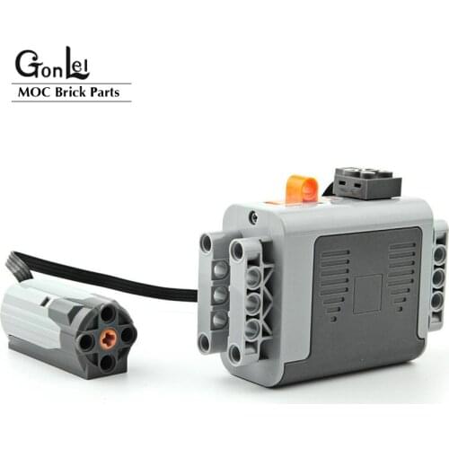 Power Functions Motor 88000+8883 Suit for Roller Coaster Ferris Wheel Carousel 10257 10247 10261 MOC Building Blocks Bricks Toys