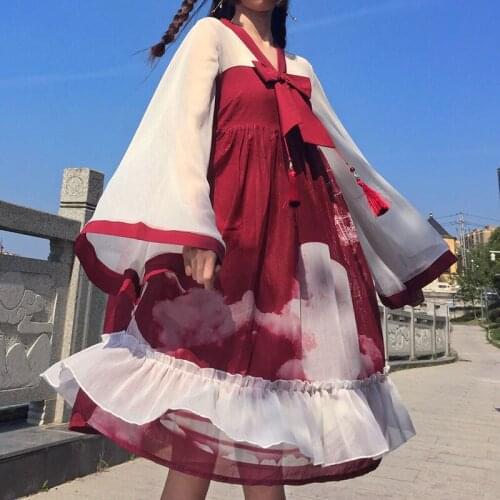 Factory Original Design Lolita Chinese Situation zhong yue Chinese Elements Op Dress classic lolita dress sweet lolita cosplay