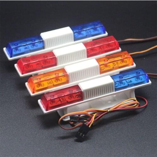 RC Model Car Police Night Flash Bright LED Light 360 Degree Rotation Demo 502 for Car HSP 94123/94122/94103