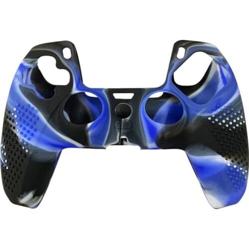 For PS5 Gamepad Silicone Protective Cover Dustproof Protective Cover Non-slip Particles For S-ony PlayStation PS5 Controller