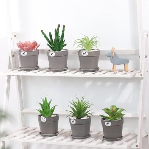 Nordic style ceramic pot simulation succulent plant potted ornaments creative home office desktop ornaments