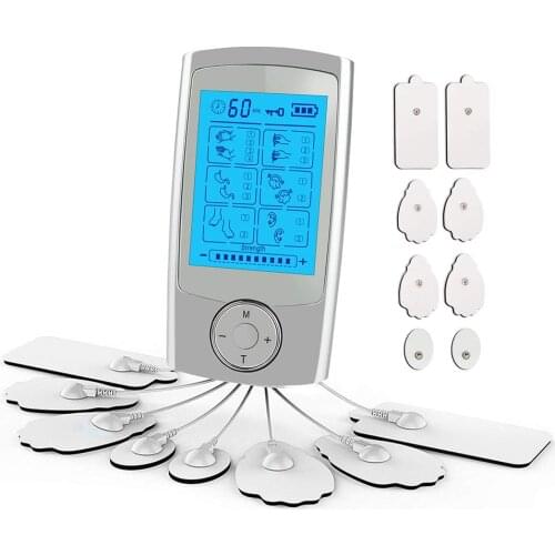 Tens Machine Muscle Stimulator ABS Electrostimulation Digital Therapy Acupuncture Massage Pain Relief Treatment Pulse Massager