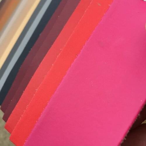 Hight quanlity microfiber plain embossed leather material