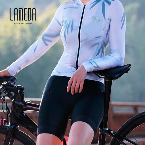 LAMEDA New Cycyling Bib Shorts Women Summer Riding Bike Bicycle Shorts Professional Road Bike Mountain Bike Pants