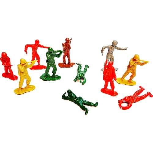 50 pcs 4.5cm Soldier Birthday Party Favor Pinata Bag Filler Loot Gift Gift Toys Boys Kids School Game Gift