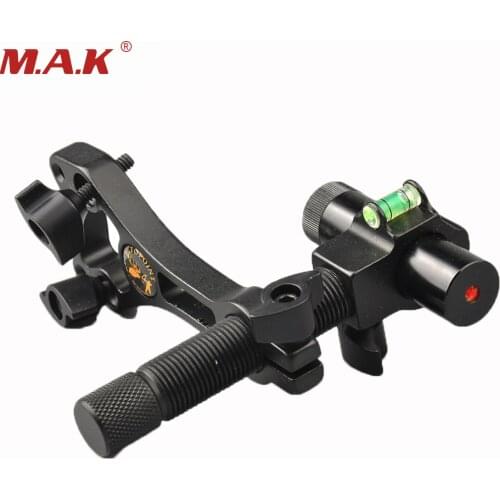 Compound Bow Red Laser Sight Center Laser Aligner with 360 Degree Rotating Head for Bow Archery Hunting