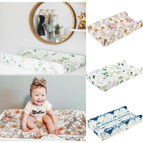 Baby Changing Diaper Pad Cover Mat Infant Soft Reusable Removable Touching Massage Bed Cloth Breathable Baby Bed Mattress Covers