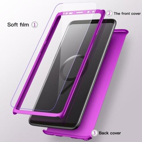 360 Full Cover Phone Case For Samsung Galaxy S10 E S9 S8 Plus S20 Ultra Cover For Samsung A70 A50 A40 A30 A20 A10 A51 A71 Case