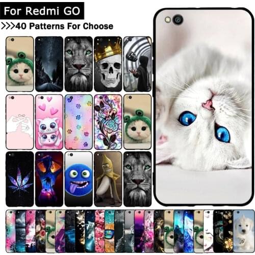 TPU Case For Xiaomi Redmi GO cover phone Protective cases For XiaomiGo RedmiGo Cute Colorful Cartoon Patterned fundas shells