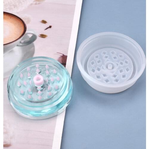 DIY Herb Grinder Tobacco Shredder Epoxy Resin Molds Ashtray Tobacco Grinder Spice Mills Crusher Silicone Mold self-made Box