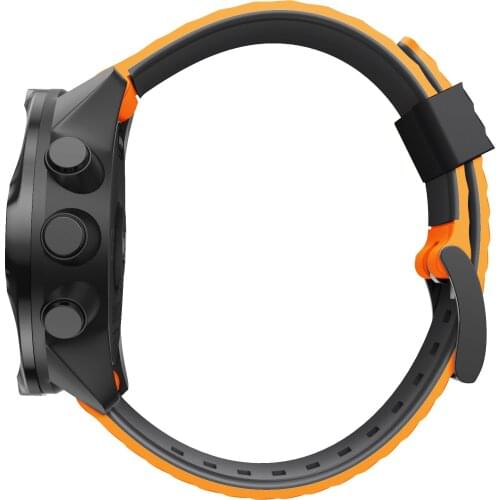 Environmentally Friendly Silicone Watch Strap Belt Waterproof Replacement Bands for Suunto 7 9 D5