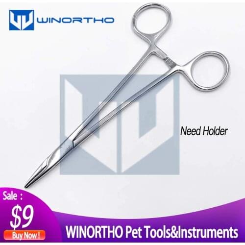 Mayo Hegar Needholder serrated 12.5cm 14cm 16cm veterinary general instruments Stainless Steel pet surgical