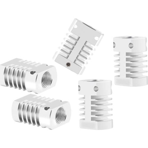 MEGA 4PCS/Lot CR8/CR10 Heat Sink Block Radiator For MK10 V6 Extruder Hotend 27x22x12mm Parts for 3D Printer CREALITY Bowden