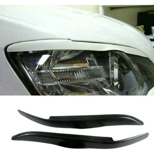NEW-for Subaru Legacy 2004-2008 Carbon Fiber Car Sticker Front Headlights Eyebrow Eyelid Trim Cover Accessories