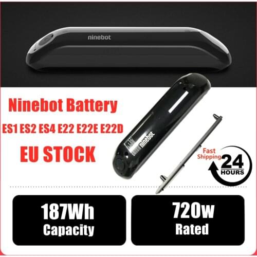 EU STOCK Original Ninebot Upgrade Extra Battery for ES1 ES2 ES4 E22 E22E E22D Kickscooter Skateboard External 187Wh Battery Kits