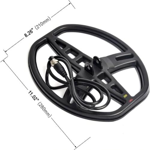 MD6350 Metal Detector Search Coil 11.8x15.1''and 8.3x11'' Underground Metal Detector High Sensitivity Search Coil