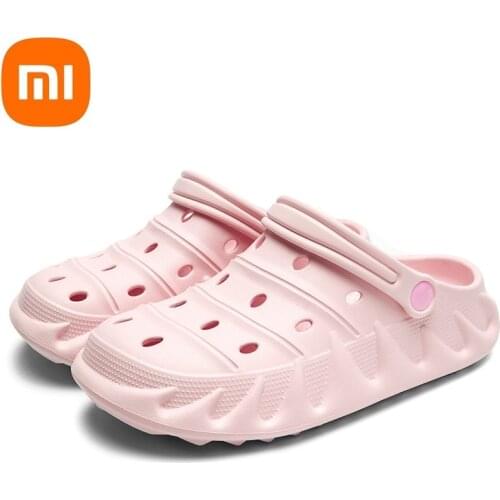2021 Xiaomi Sandals Hole Shoes Men Beach Shoes Light Sandals Home Slippers Outdoor Summer Wading Sneaker Leisure Shoes Big Size