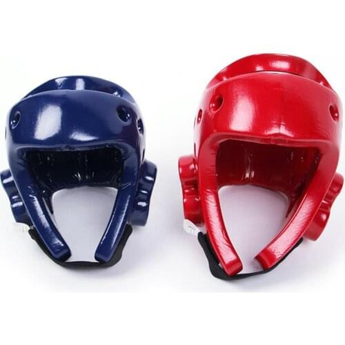 Blue Red Black MMA Helmet adult male Female fighting muay thai kick boxing training helmet safety headgear Sanda Protector Guard