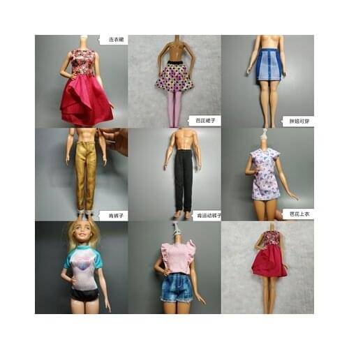 Speical offer princess doll barbi clothes pants Genuine orignal doll accessories only clothes dongcheng