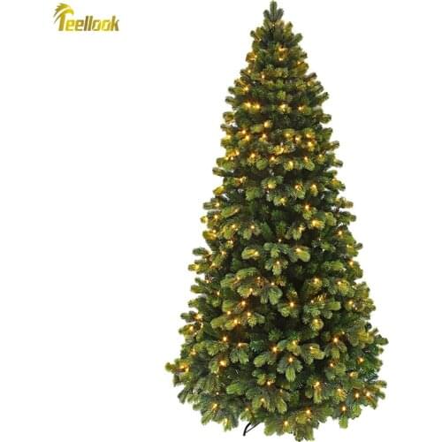 Teellook 1.2m/3.6m luminous Christmas tree PE+PVC material New Year Christmas Mall Hotel Home Decoration