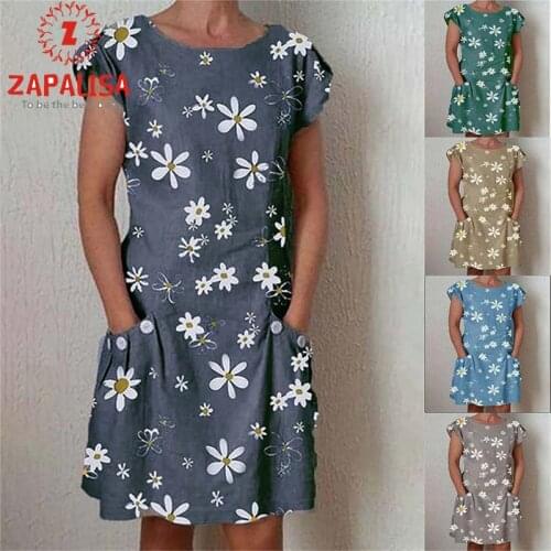 Свободные летние платья ZAPALISA China At AliExpress