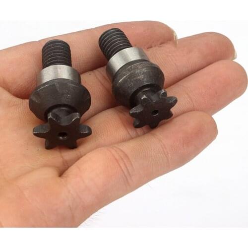 2PCS/LOT Front Sprocket Driving Wheel Pinion Gear 6T T8F 7T 25H for 2 Stroke 49cc Mini Moto Gearbox