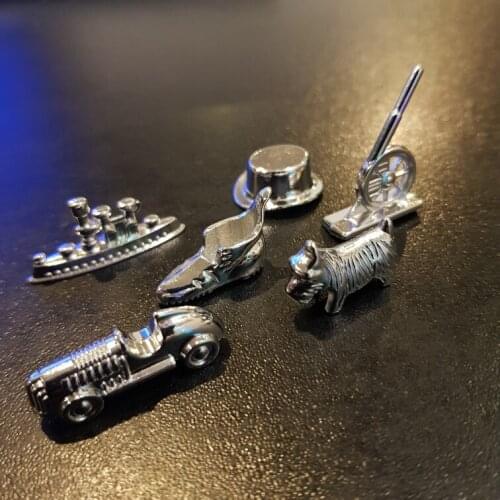 6 Pcs/Set Alloy Chess Pieces Board Games Accessories Game Pieces