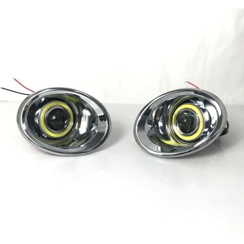 Daytime running light fog lamp refit angel eye lens with yellow light steering is suitable for 11-15 Nissan NV200 car accessorie