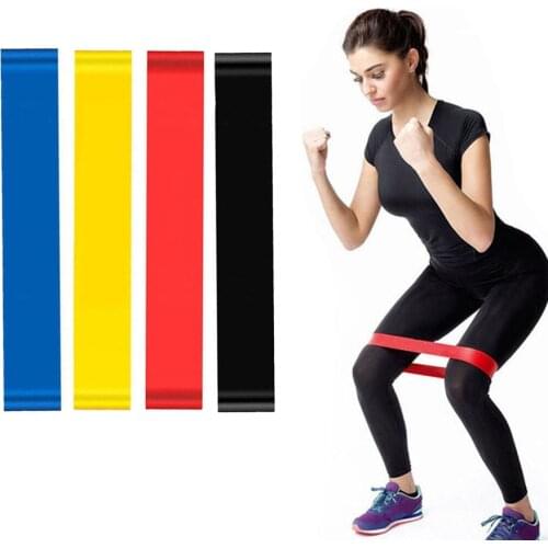 Exercise Resistance Bands Indoor Bodybuilding Training Yoga Fitness Rubber Bands Gym Exercise Workout Equipment
