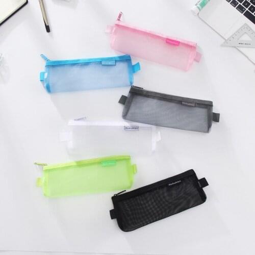 JESJELIU Transparent Pencil Cases