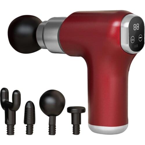 48 Speed Mini Muscle Massager LCD Percussion Muscle Massaging Device Deep Tissue Relax Adjustable Massager Muscle Massage Gun