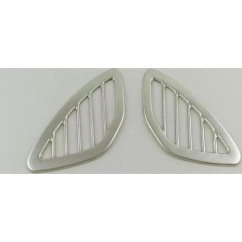 Fit For Chevrolet Cruze 2017-2018 Stainless Steel Matt Interior Dashboard Air Condition Vent Outlet Trim Cover