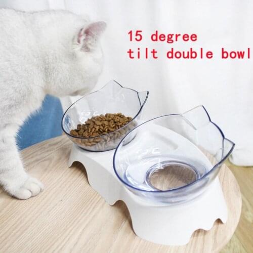 Anti-vomiting Orthopedic Pet Bowl Cat Dog Food Water Feeder Feeding Dishes He