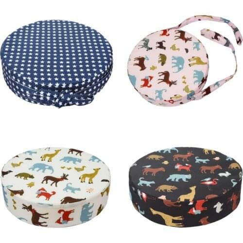 Non-slip childrens high chair booster mats for toddlers feeding round seat cushions booster detachable chair booster mats