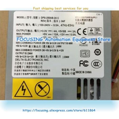 Original New For MINI 1U FLEX 250W POS Game Monitor DPS-250AB-24 C DPS-250AB-24 B Power Supply