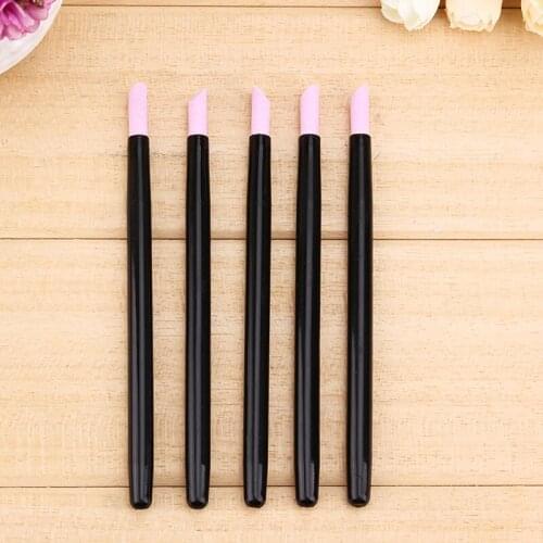 Professional Cuticle Remover Trimmer Buffer Pedicure Manicure Nail Art Tools Women Unique Stone Nail File Makeup Tools 5PCS/Set