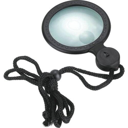 4x LED Illuminated Hanging Magnifier for sewing, weave, and handwork
