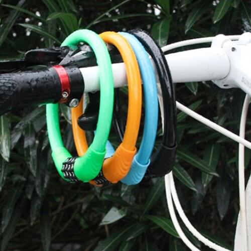 Bicycle lock password key anti-theft bicycle password riding combination metal lightweight safety lock scooter bicycle