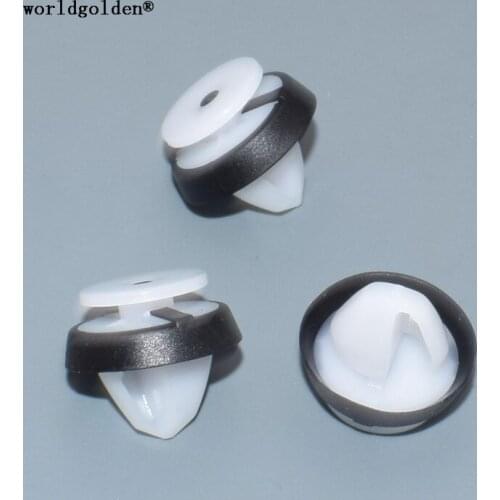Worldgolden 100pcs plastic clip Door Trim Panel Retaining Clip for VW#5J0867276