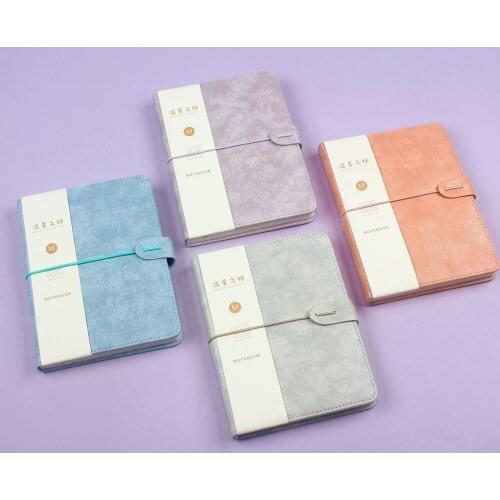 PU leather strap bandage notebook stationery book simple notepad hand account