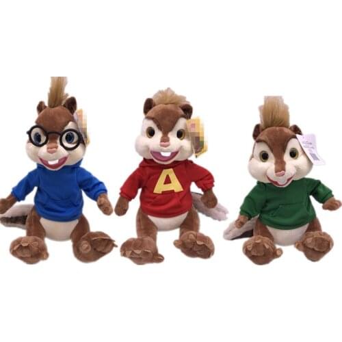 1pieces/lot plush The squirrel simon theodore doll gift Childrens toys