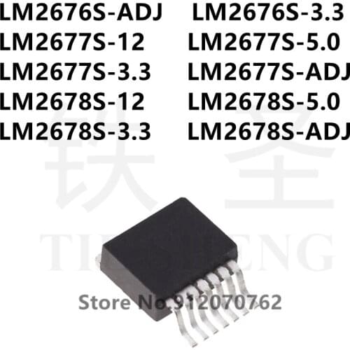 10PCS LM2676S-ADJ LM2676S-3.3 LM2677S-12 LM2677S-5.0 LM2677S-3.3 LM2677S-ADJ LM2678S-12 LM2678S-5.0 LM2678S-3.3 LM2678S-ADJ