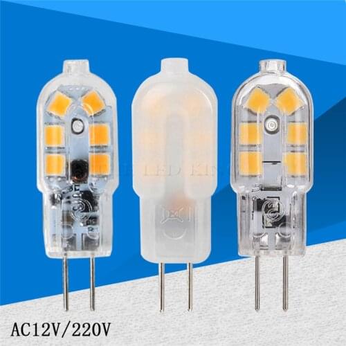 10pcs Mini G4 Led Light 3W AC 220V DC 12V Bulb SMD2835 Spotlight For Crystal Chandelier Replace Halogen Lamp 360 Degree Lighting