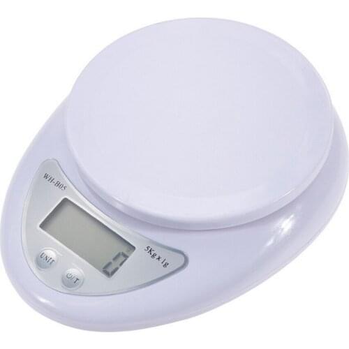 5kg/1g Portable Digital Scale Kitchen Food Electronic Measuring Weight Scales for Cooking Baking Pet Food Jewelry Water Spices