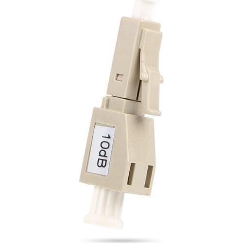 Serat Attenuator LC 10db Multimode Serat Attenuator 62.5 / 125 Multimode Serat Tetap Attenuator 0-25db Disesuaikan