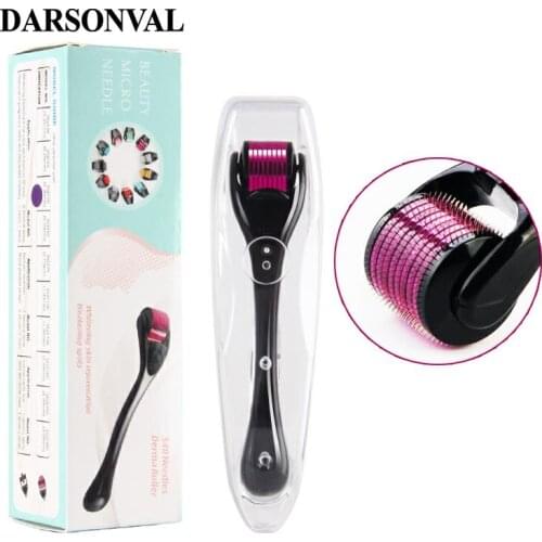 DARSONVAL 540 derma roller pure microneedling 0.2/0.25/0.3mm needles Length titanium dermoroller microniddle roller for face