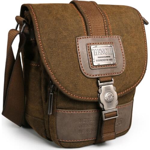 Retro Canvas Shoulder Bags Leisure Wear Resistant Cross Messenger Vintage Bag Fashion Crossbody Bag