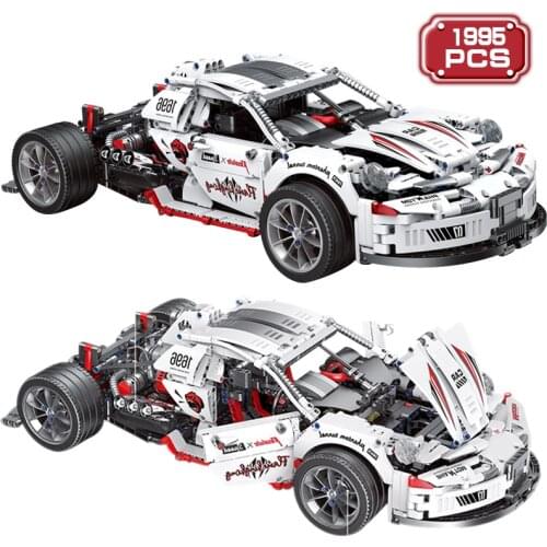 Technical Creator Famous Speed Car Building Blocks Expert Super Racing Cars Bricks Assembly Diy Toys for Children Adult 18 Gifts