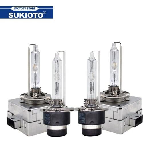SUKIOTO 2PCS Upgrade Xenon 55W D1S 5000K D2S 4300K D4S 6000K D3S 8000K hid xenon lamp bulb for BMW TOYOTA LEXUS AUDI Headlight